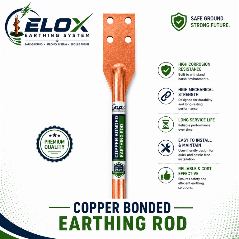 Copper Bonded Earthing Rod