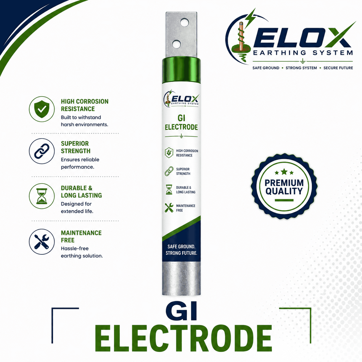GI Earthing Electrode